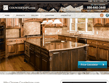 Tablet Screenshot of countertops.com